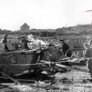 Geallieerden op Uncle Beach, Vlissingen, Slag om de Schelde, 1944