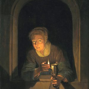 NIET GEBRUIKENYoung_Woman_Holding_a_Lamp_by_Gerard_Dou_Mauritshuis